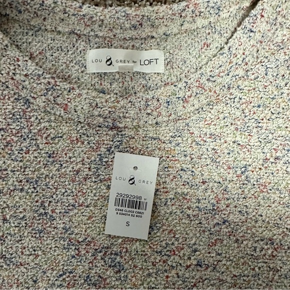 👚 Lou & Grey for LOFT Crew Neck Sweater - Size S (NWT) 🌈 - Picture 9 of 10